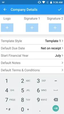 Moon Invoice - Time Tracking android App screenshot 3